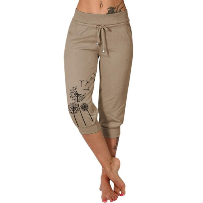 Casual Fashion Loose Cropped Pants