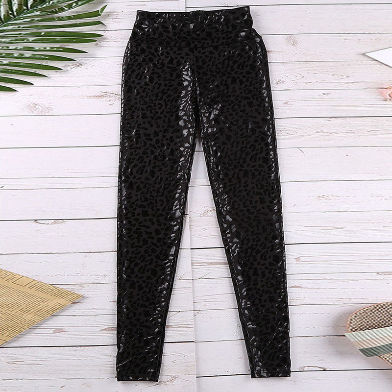 European Fashion Women's Tight-Fitting High-Waist Leggings