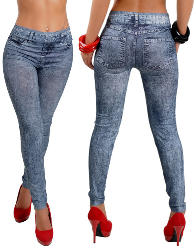 Slim Snowflake Leggings