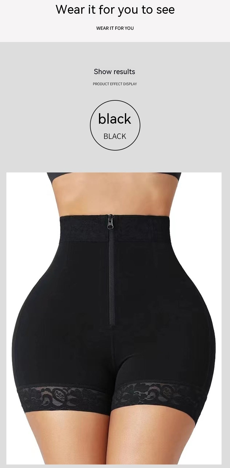 New zipper Hip shapping Pants