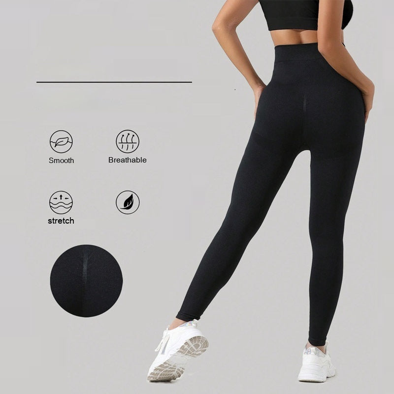 Pregnant Women Seamless Belly Support Outer Wear Yoga leggings