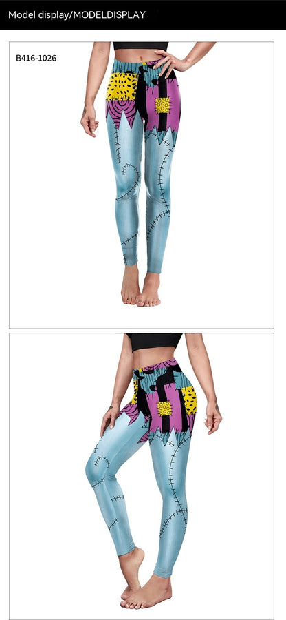 Digital Print Hip Shaping  Leggings
