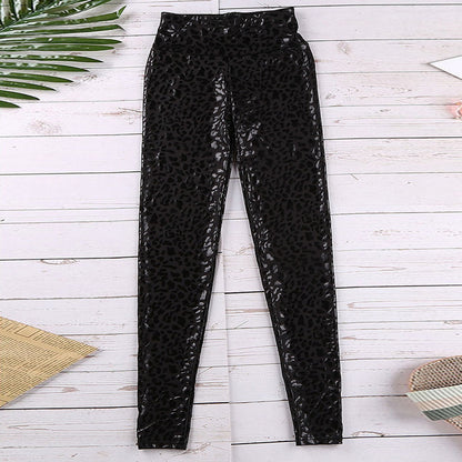 European  Fashion Women's Tight-Fitting High-Waist Leggings