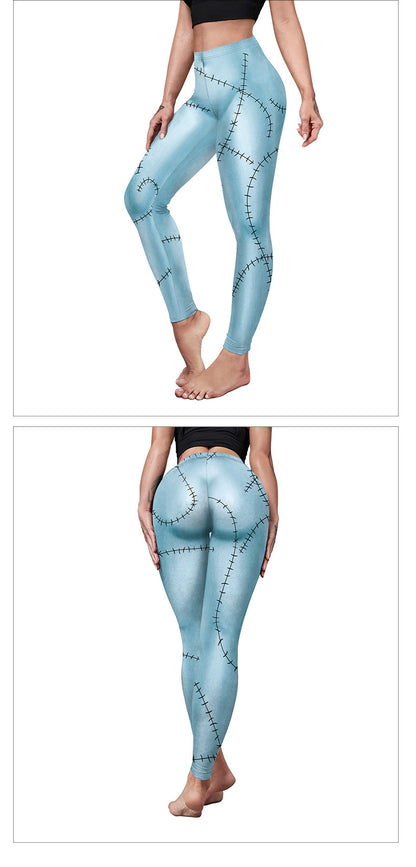 Digital Print Hip Shaping  Leggings