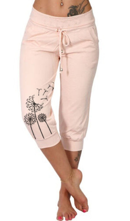 Casual Fashion Loose  Cropped Pants