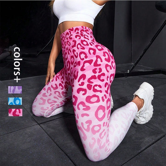 Seamless Cheetah Yoga leggings