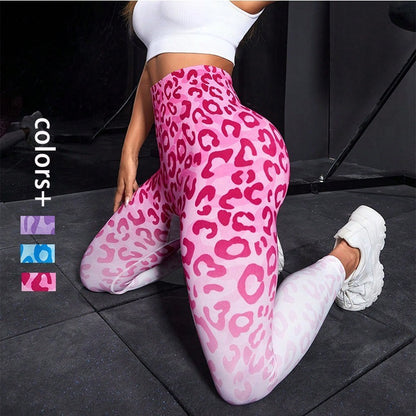 Seamless Cheetah Yoga leggings