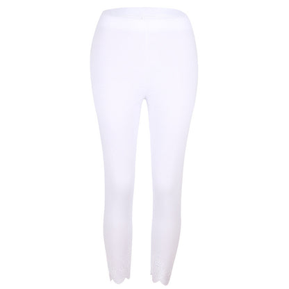 Slim Slimming Printed Cropped Pants