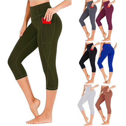Cropped Pants Yoga Clothes Leggings