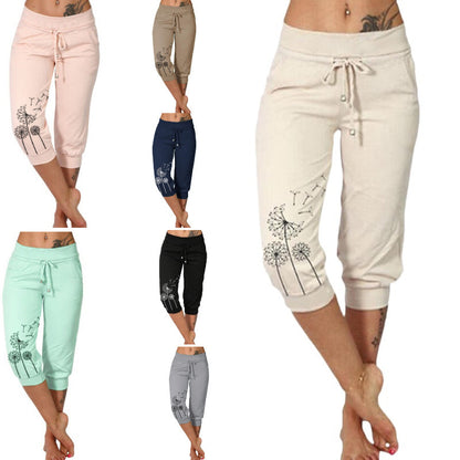 Casual Fashion Loose  Cropped Pants